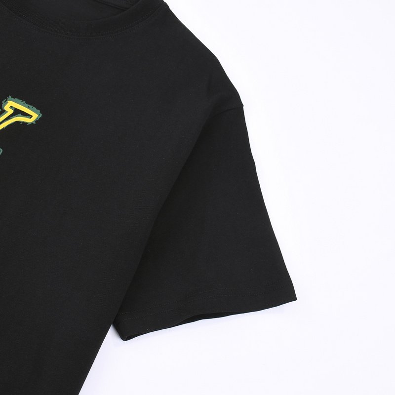 Футболка Louis Vuitton Yellow Logo "Black" фото № 4