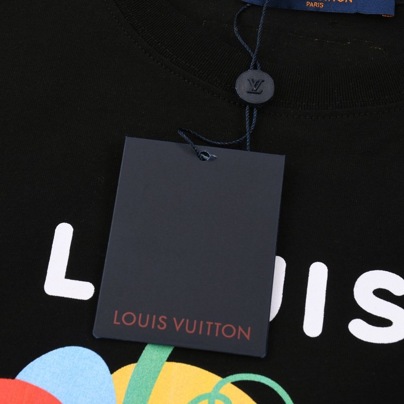 Футболка Louis Vuitton With Pumpkin Print - Unusual "Black" фото № 2