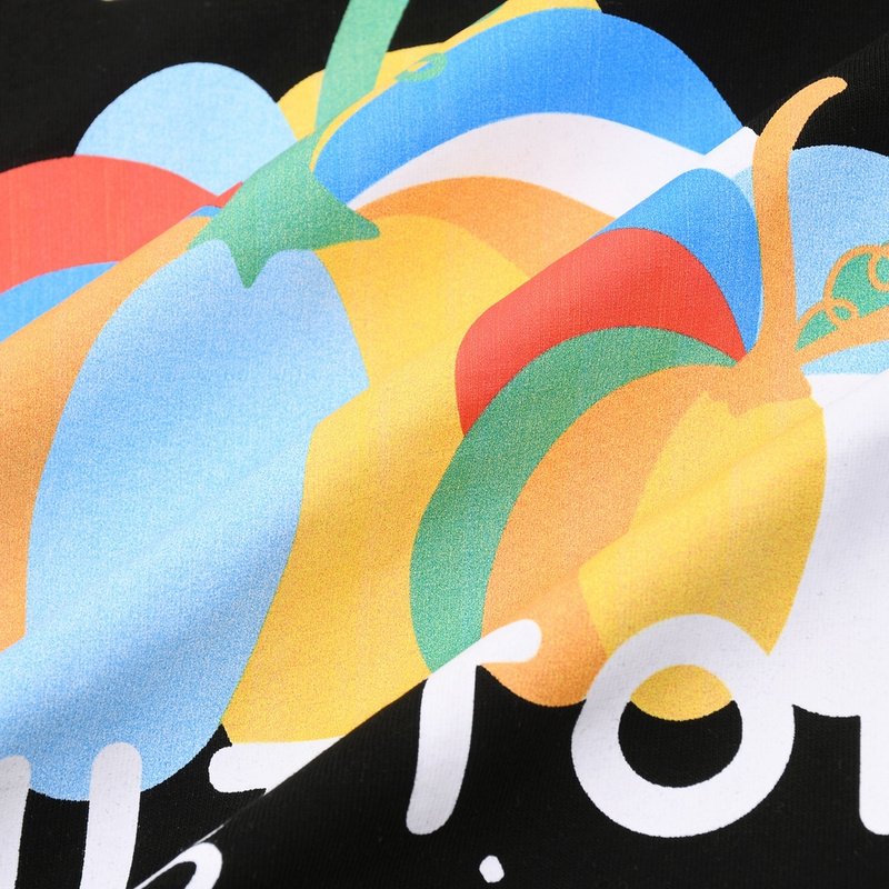 Футболка Louis Vuitton With Pumpkin Print - Unusual "Black" фото № 4