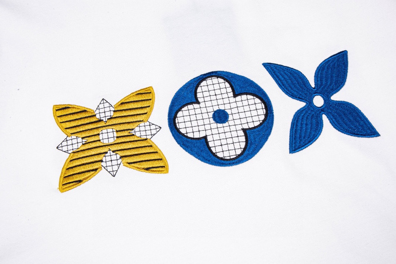 Футболка Louis Vuitton Three Brand Emblems "White" фото № 5