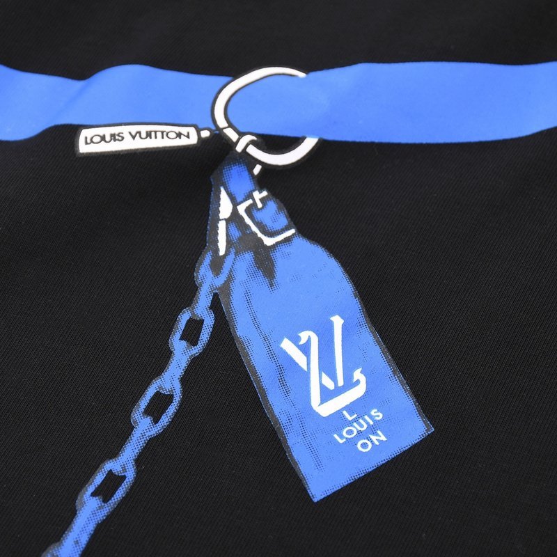 Футболка Louis Vuitton With Imitation Bag "Black" фото № 3