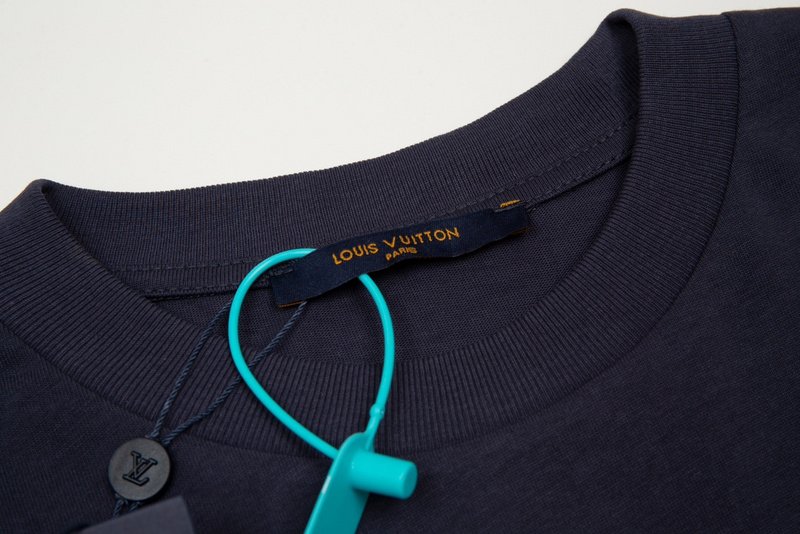Футболка Louis Vuitton Standard "Blue/Black" фото № 2