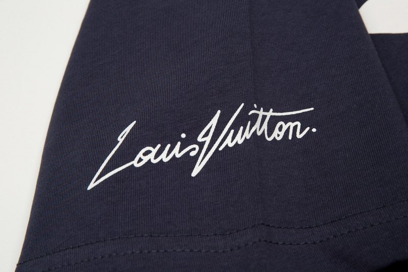 Футболка Louis Vuitton Standard "Blue/Black" фото № 4