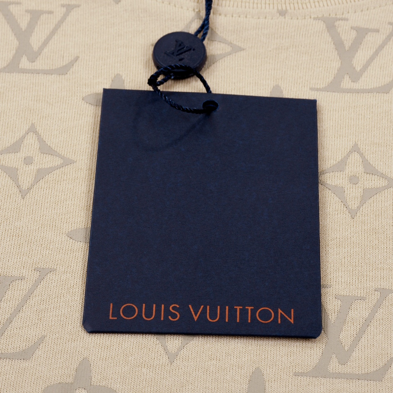 Футболка Louis Vuitton Brand Print "Beige" фото № 4