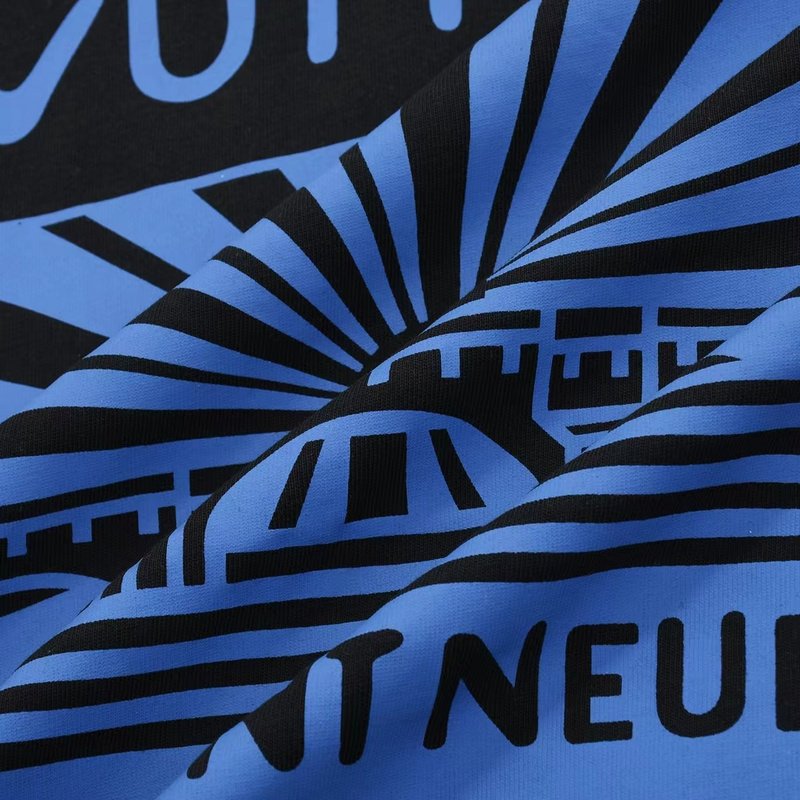 Футболка Louis Vuitton With Blue Print "Black" фото № 5