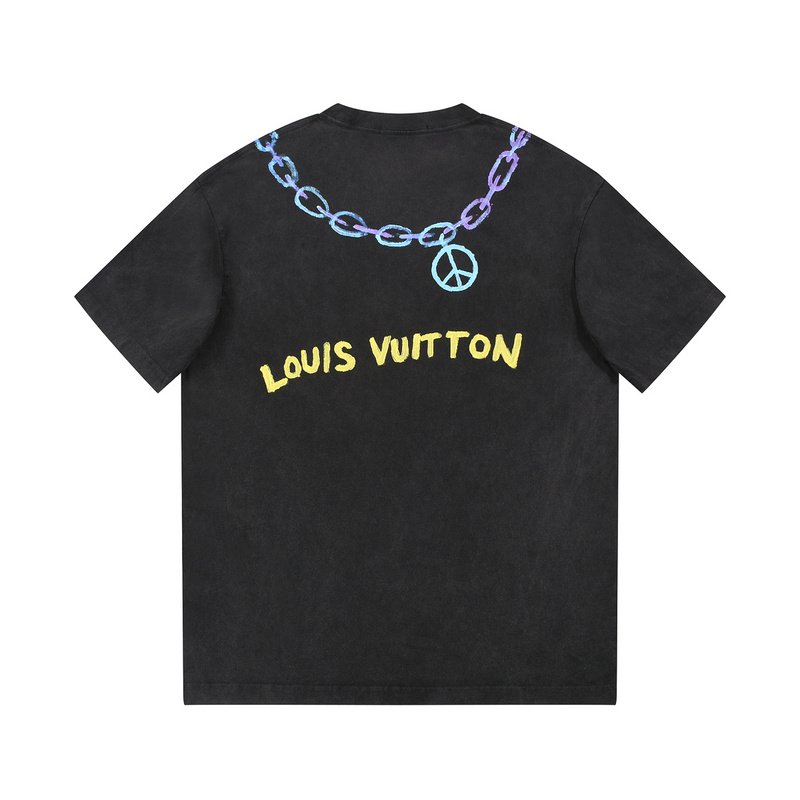 Футболка Louis Vuitton With Chain "Black" фото № 5