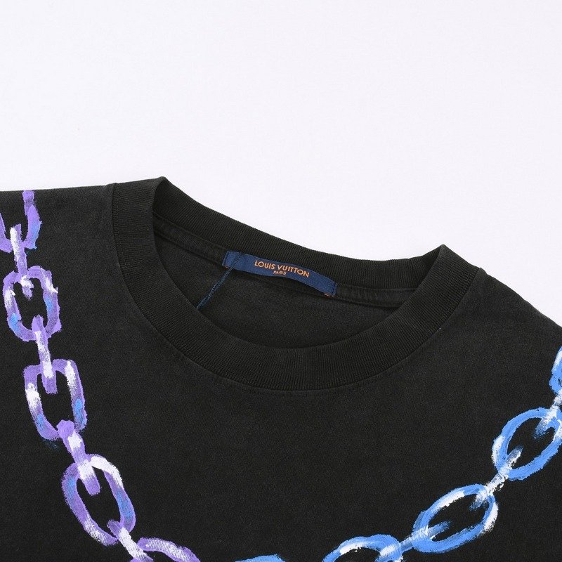 Футболка Louis Vuitton With Chain "Black" фото № 6