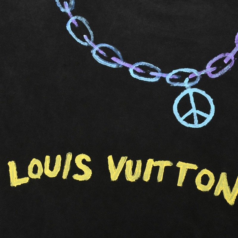 Футболка Louis Vuitton With Chain "Black" фото № 7