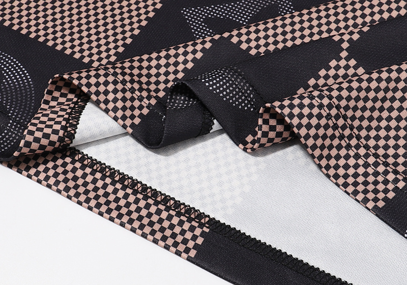 Футболка Louis Vuitton Dark Squares With Logo "Black/Brown" фото № 4