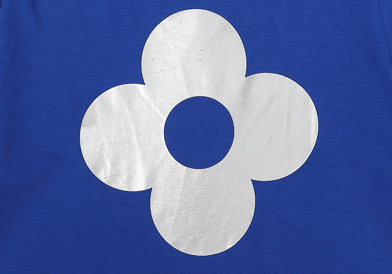 Футболка Louis Vuitton Reflective Flower Print "Blue" фото № 5