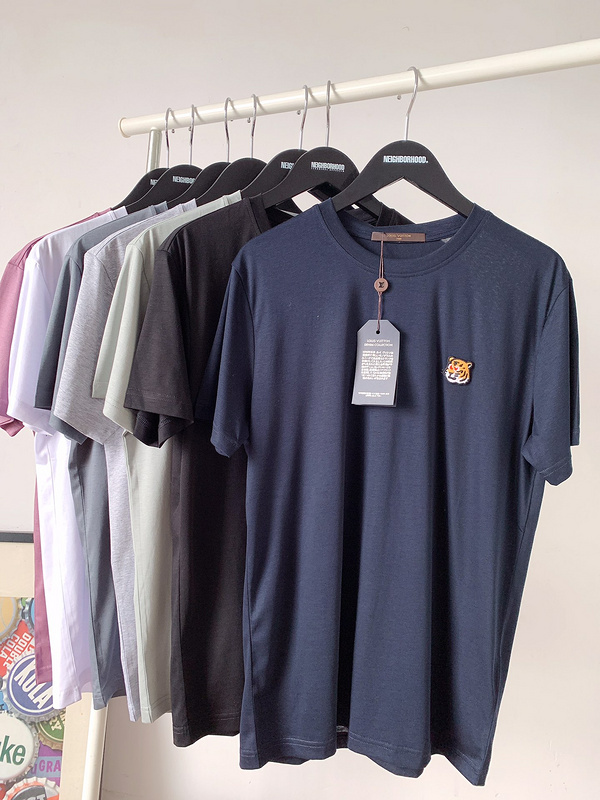 Футболка Louis Vuitton Little Cute Tiger Emblem "Blue" фото № 3