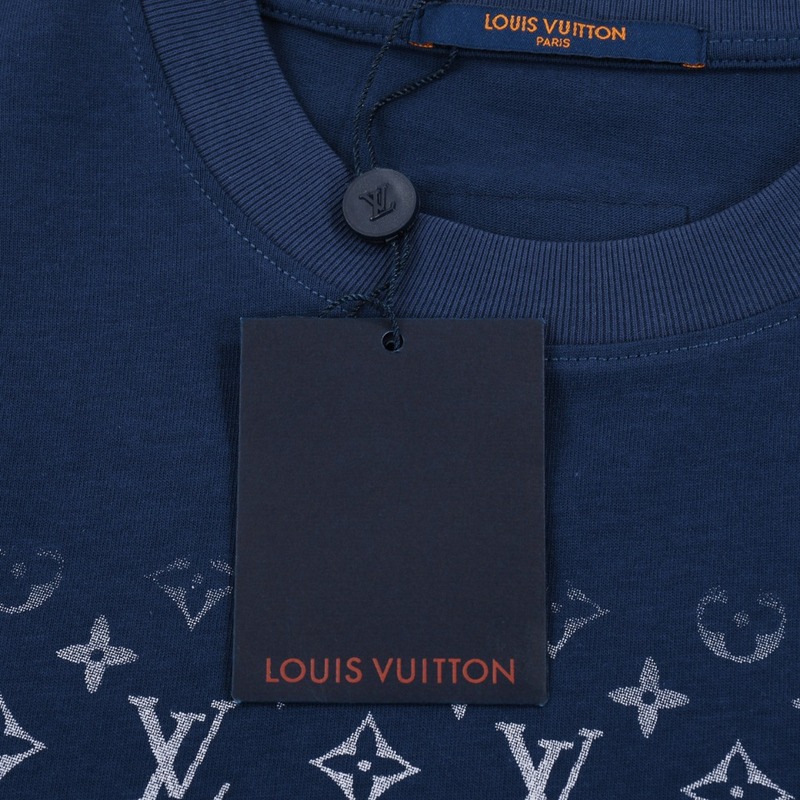 Футболка Louis Vuitton Logos "Blue" фото № 6