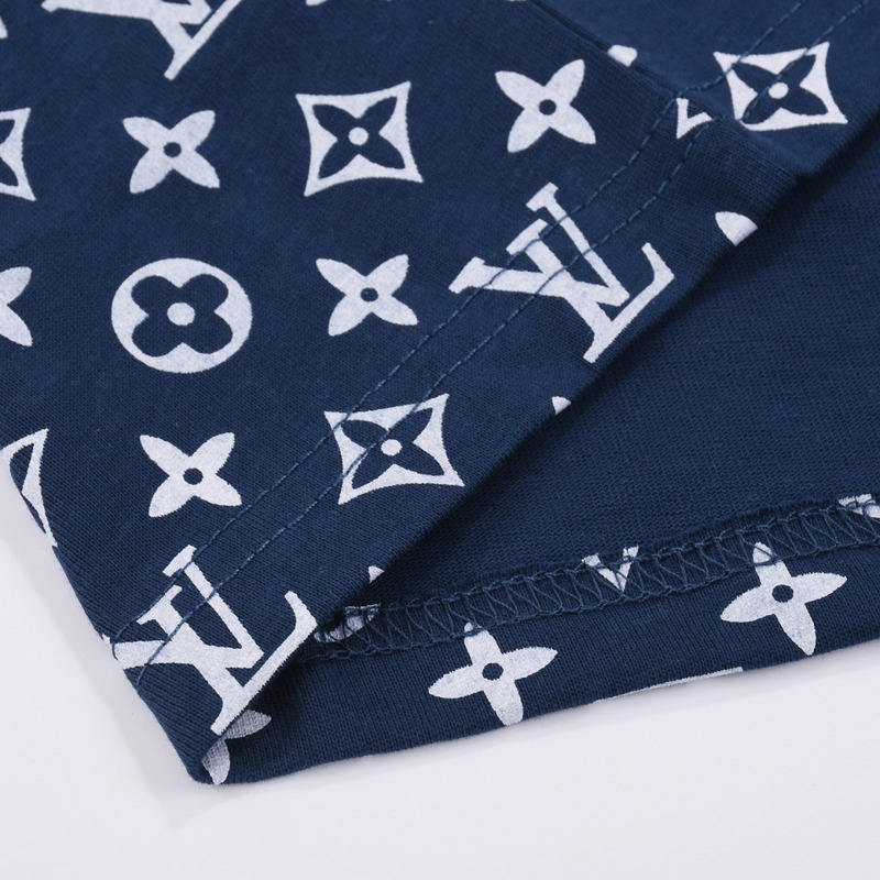 Футболка Louis Vuitton Logos "Blue" фото № 5