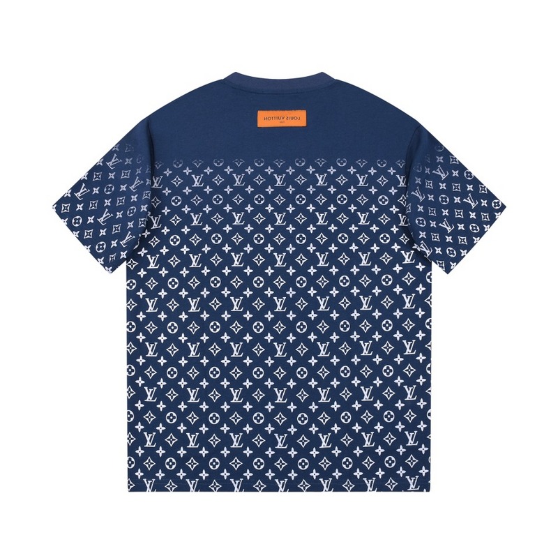 Футболка Louis Vuitton Logos "Blue" фото № 2