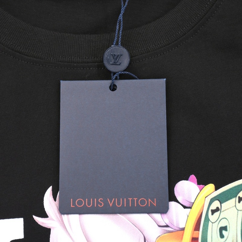 Футболка Louis Vuitton Love Of Money "Black" фото № 5