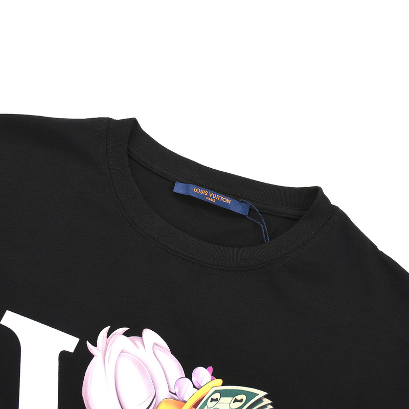 Футболка Louis Vuitton Love Of Money "Black" фото № 3
