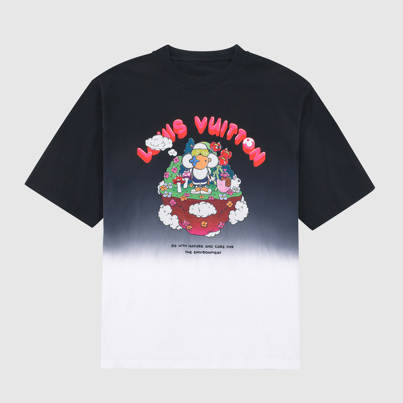 Футболка Louis Vuitton Сare for nature "Black" фото № 2