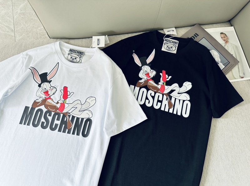 Футболка Moschino Carrot Lover "White" фото № 3