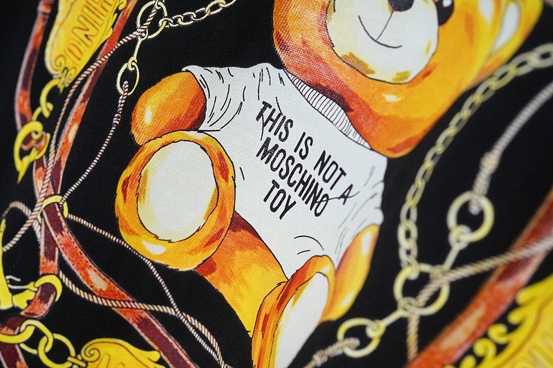 Футболка Moschino This Is Not Toy "Black" фото № 3