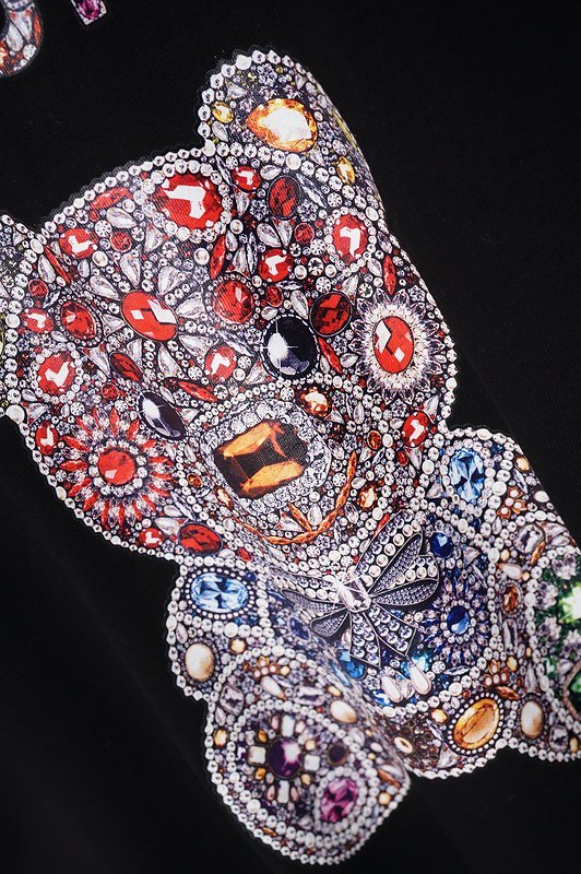 Футболка Moschino Teddy Logo "Black" фото № 3