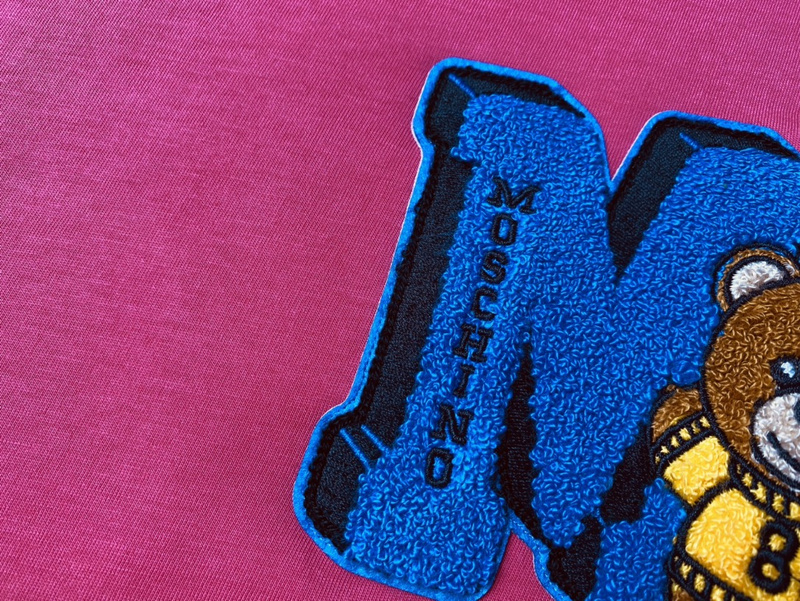 Футболка Moschino Logo With Cute Bear "Pink" фото № 4