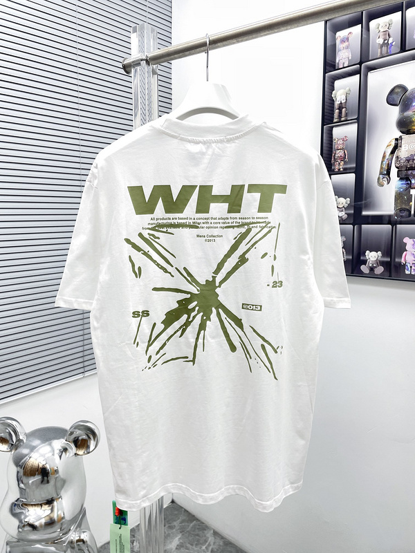 Футболка Off-White WHT Logo "White" фото № 3