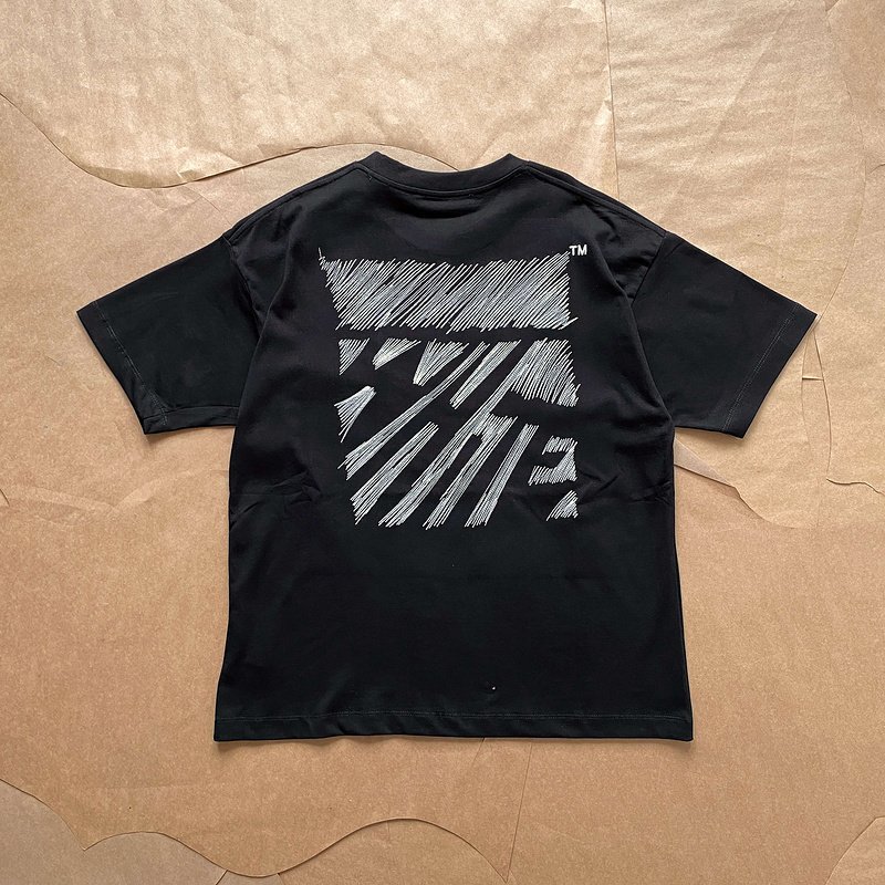 Футболка Off White Permanent Logo "Black" фото № 5