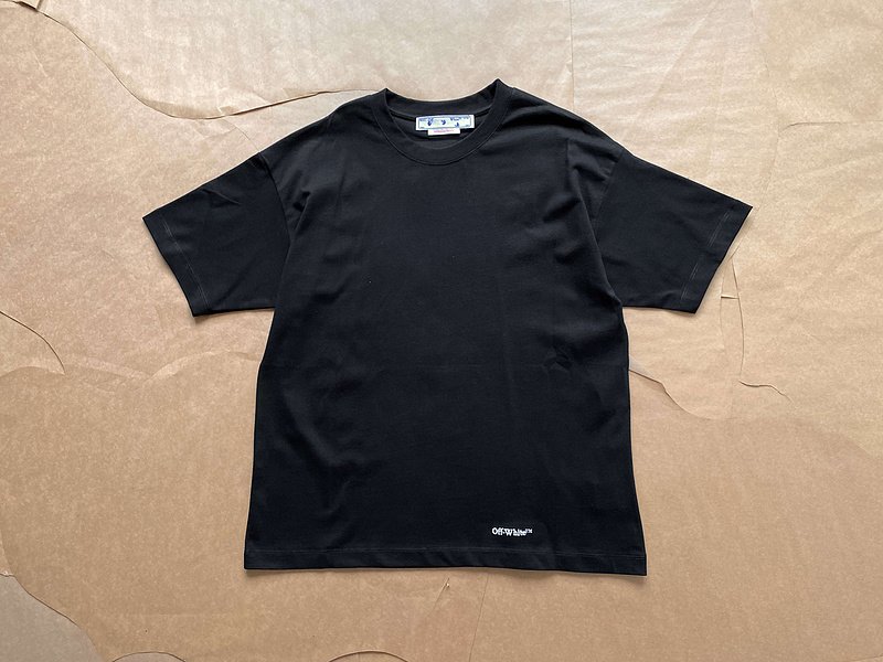 Футболка Off White Permanent Logo "Black" фото № 6