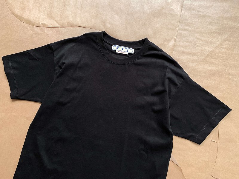 Футболка Off White Permanent Logo "Black" фото № 7