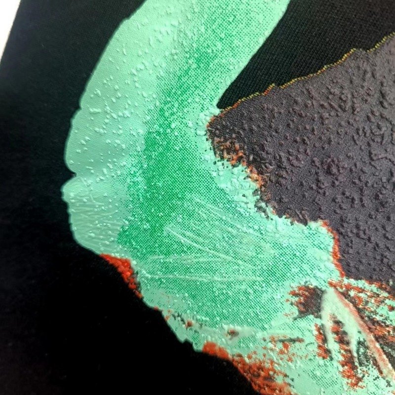 Футболка Off White With Bright Logo Made Of Paints "Black" фото № 9