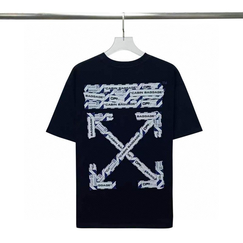 Футболка Off White Logo With The Inscription "Black" фото № 7