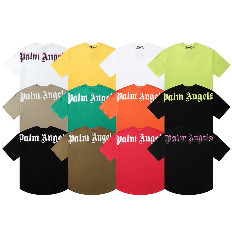 Футболка Palm Angels With The Brand Name "Yellow" фото № 2