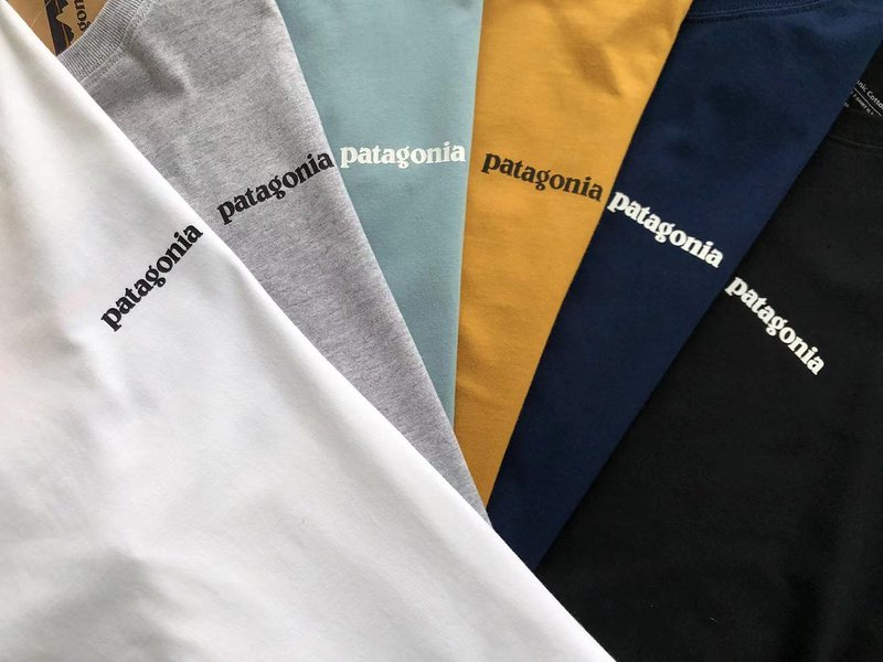 Футболка Patagonia Mountain View And Lettering Save Our Home Planet "Gray" фото № 4