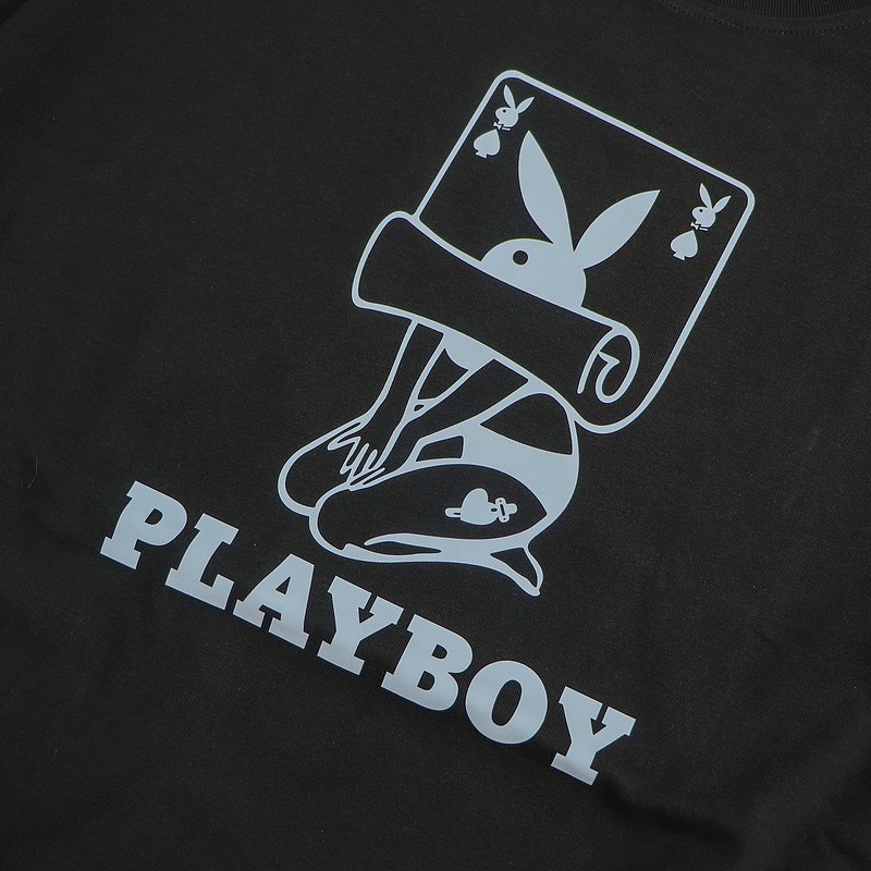 Футболка Playboy Playing Card Rabbit "Black" фото № 5