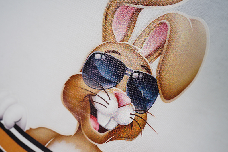 Футболка Prada Rabbit With Logo "White" фото № 4