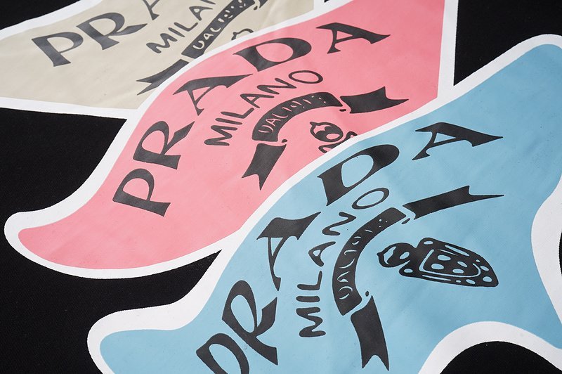 Футболка Prada Trio "Black" фото № 4