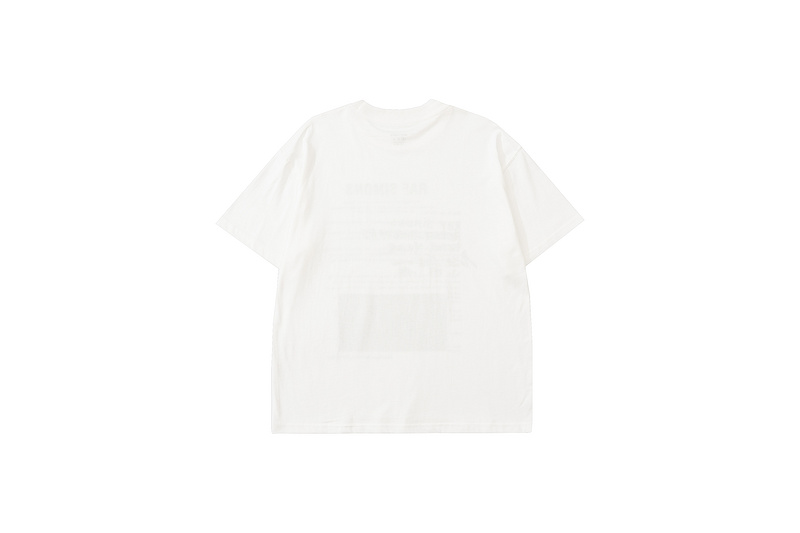 Футболка Raf Simons With Text And Picture "White" фото № 3