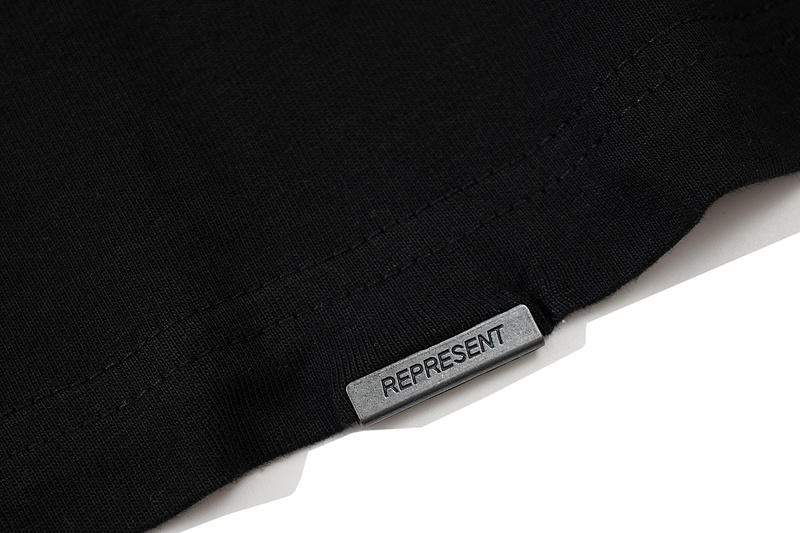 Футболка Represent With A Logo-Letter "Black" фото № 5