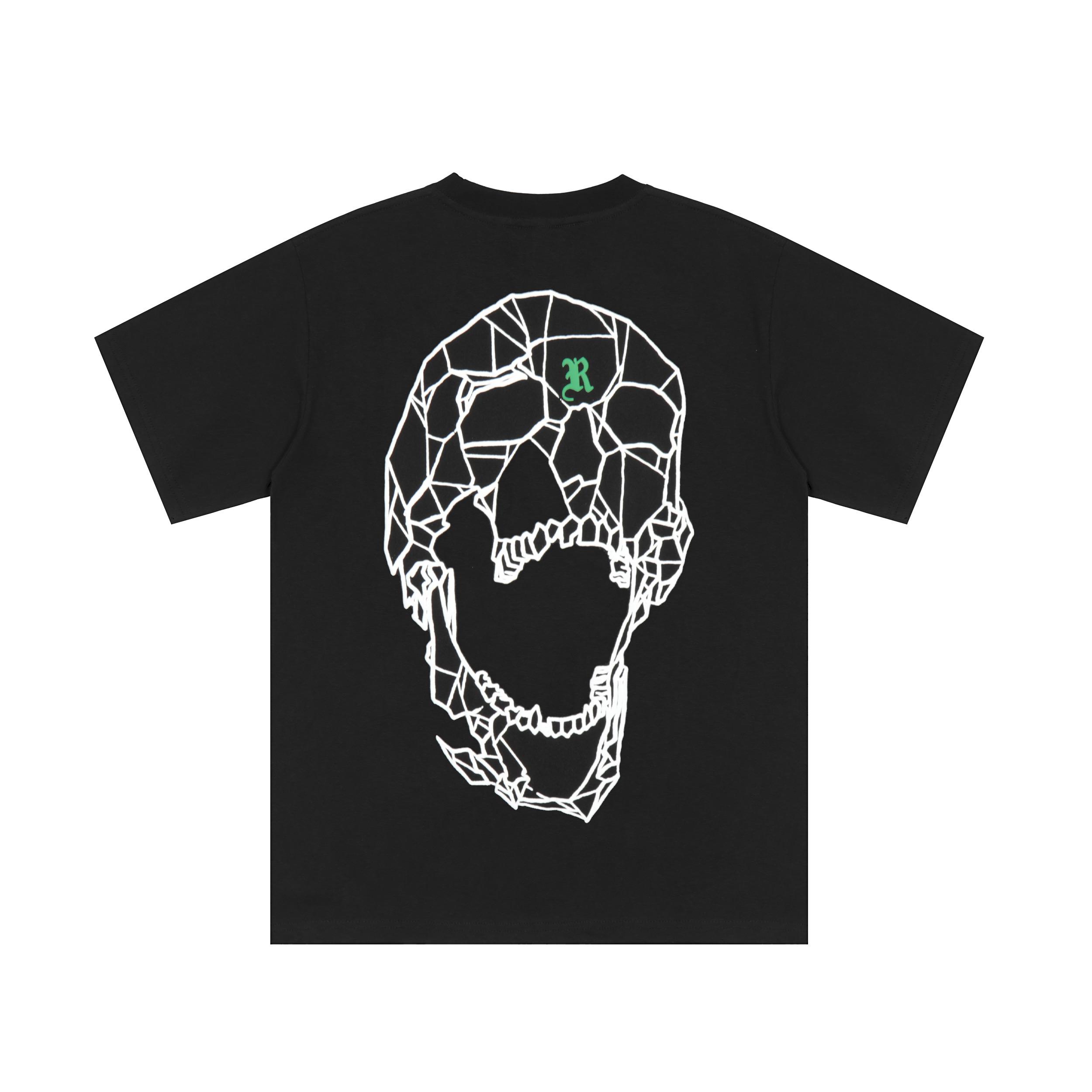 Футболка Revenge Green Spider Skull Scream "Black" фото № 2