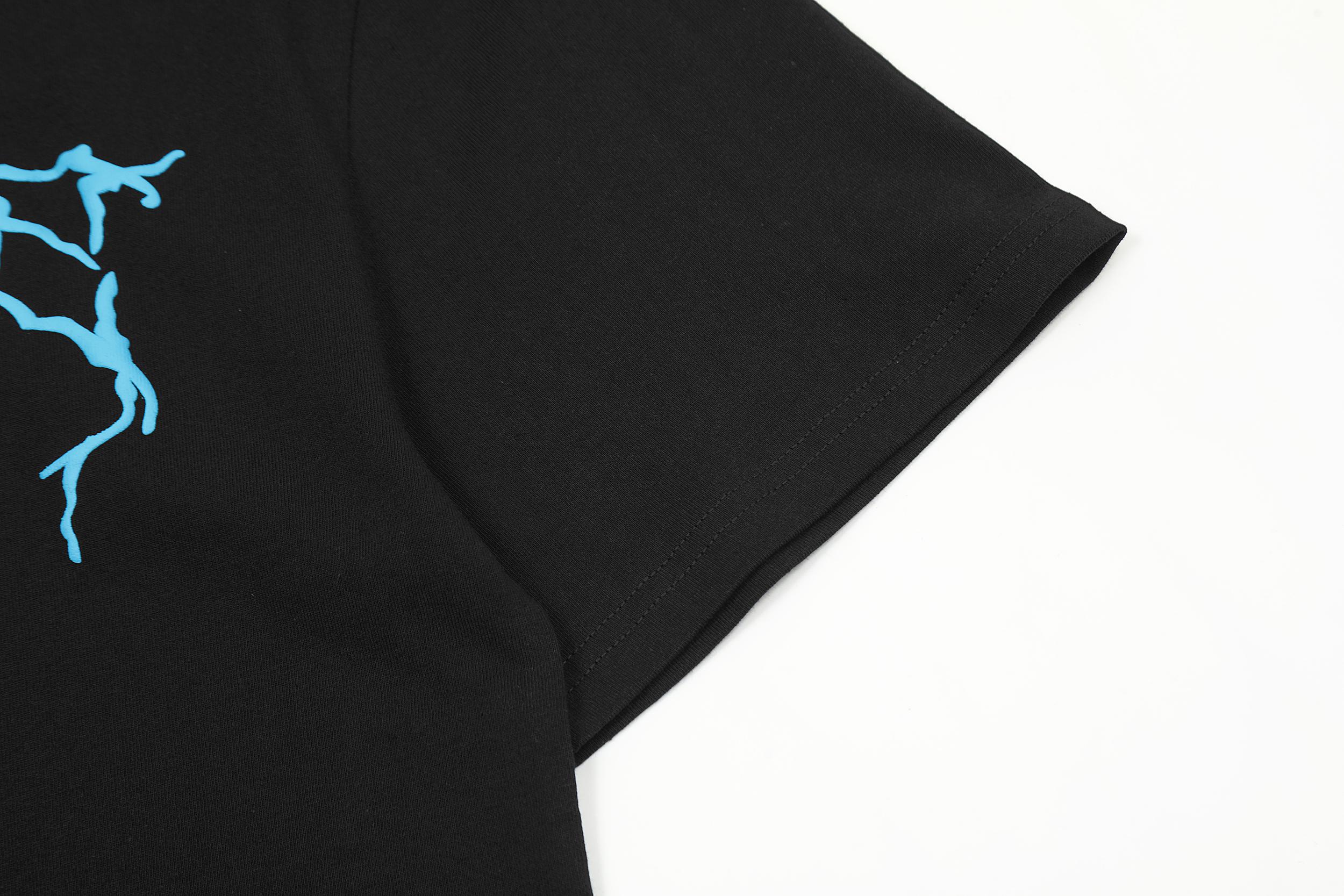 Футболка Revenge Blue Palm Print on Your Back "Black" фото № 3