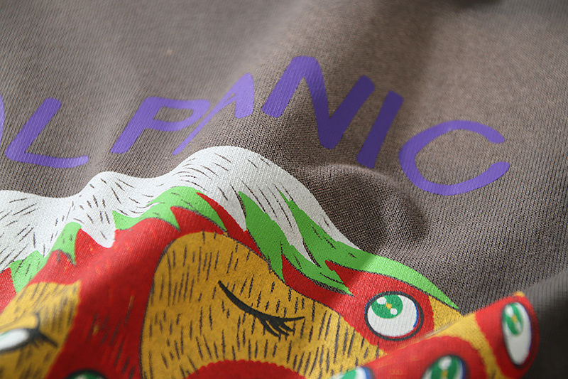 Футболка Saint Michael Moral Panic "Brown/Gray" фото № 8