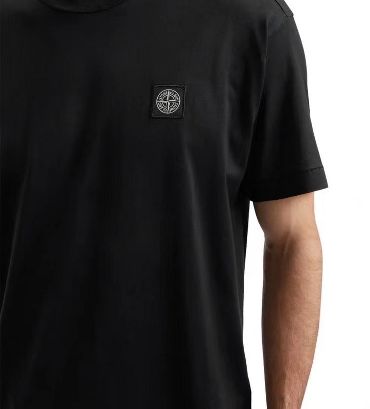 Футболка Stone Island Plain "Black" фото № 3
