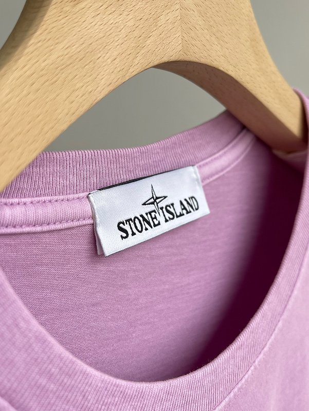 Футболка Stone Island Patch Four-Pointed Star "Pink" фото № 2