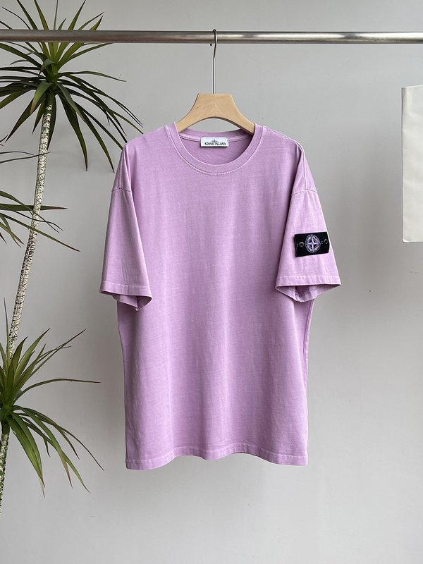 Футболка Stone Island Patch Four-Pointed Star "Pink" фото № 4