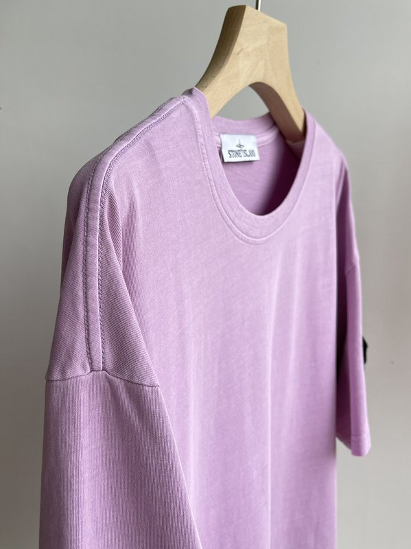 Футболка Stone Island Patch Four-Pointed Star "Pink" фото № 5