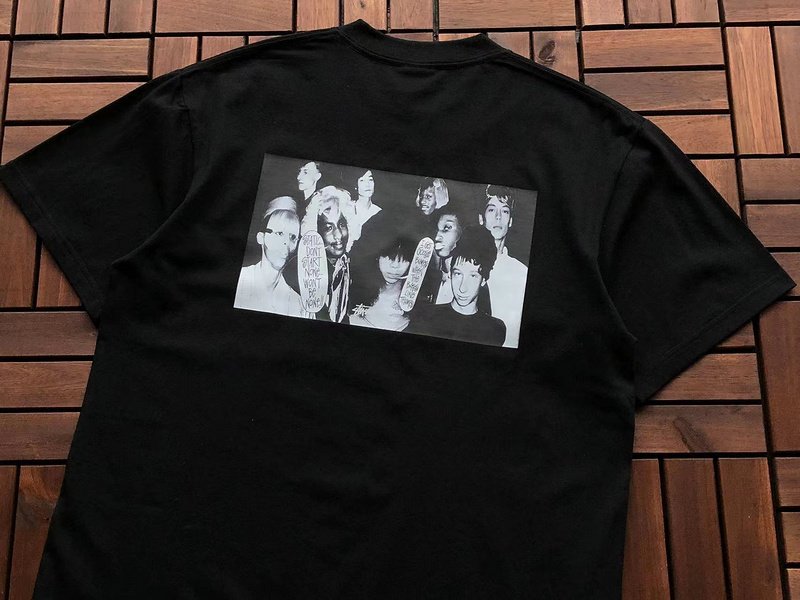 Футболка Stussy People Group Print "Black" фото № 3