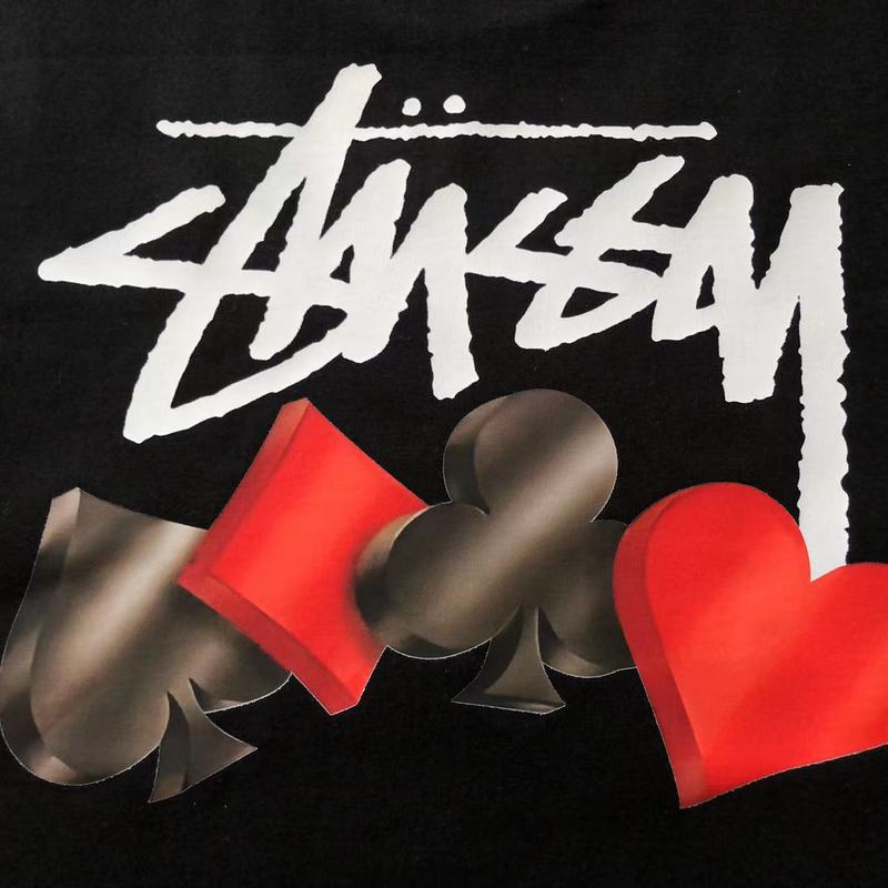 Футболка Stussy Playing Card Suits "Black" фото № 4