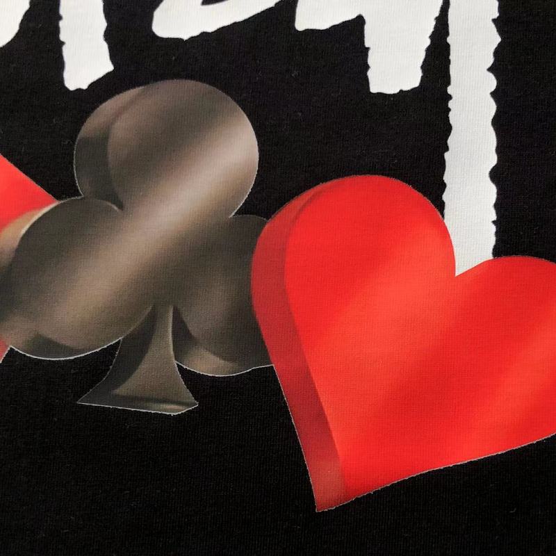 Футболка Stussy Playing Card Suits "Black" фото № 6