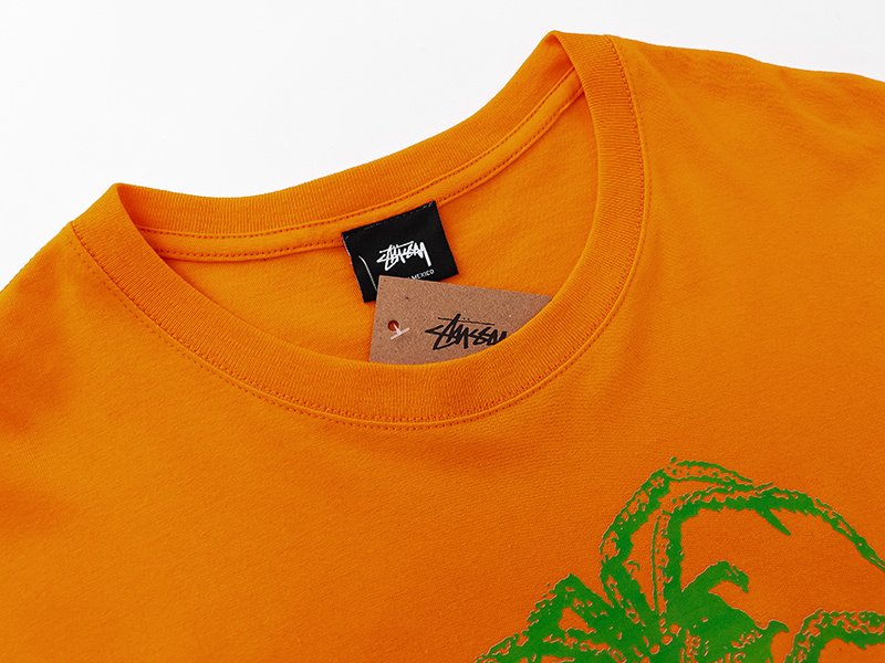 Футболка Stussy Spider "Orange" фото № 3