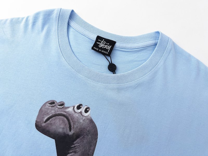 Футболка Stussy Big And Meaty "Blue" фото № 7